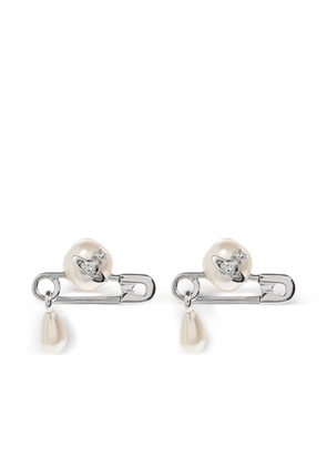 Vivienne Westwood safety-pin earrings - Silver