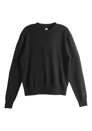 TOTEME ribbed crew-neck sweater - Black