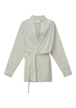 ISABEL MARANT x Keren wrap-design top - Neutrals