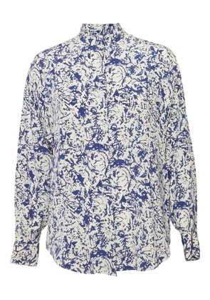ISABEL MARANT painterly-print shirt - Blue