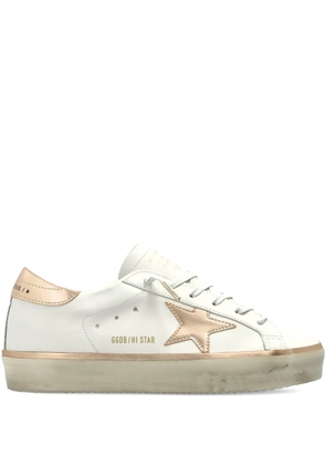 Golden Goose Hi Stars lace-up sneakers - White