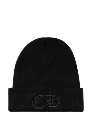 Chrome Hearts logo-embroidered beanie - Black