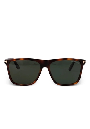 TOM FORD Eyewear tortoiseshell square-frame sunglasses - Brown