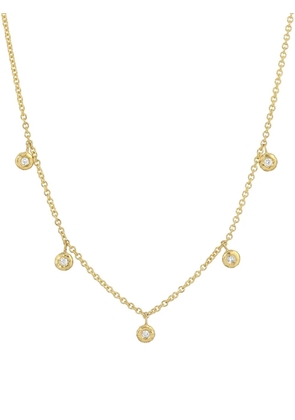 Octavia Elizabeth 18K yellow gold Nesting Gem five-diamond necklace