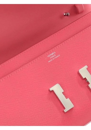 Hermès Pre-Owned 2024 Epsom Constance Long To Go Wallet crossbody bag - Pink