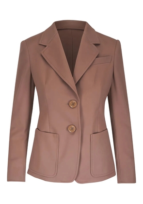 Akris Punto button pocket jacket - Brown