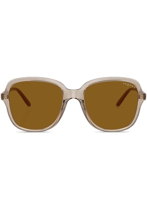 Vogue Eyewear oversized-frame sunglasses - Neutrals