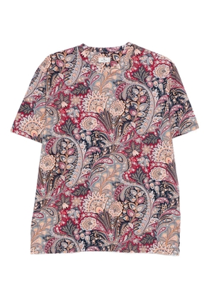 ETRO paisley-print T-shirt - Red