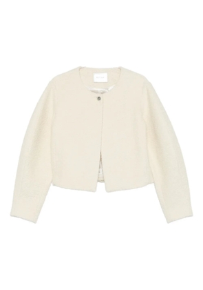 Soft Goat boucle jacket - White