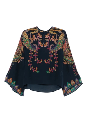 ETRO paisley blouse - Blue