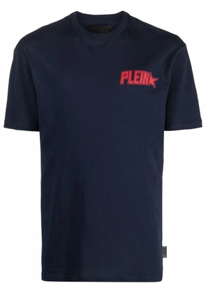 Philipp Plein Plein Star logo print T-shirt - Blue