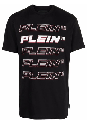 Philipp Plein Plein repeat logo T-shirt - Black
