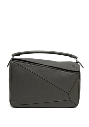 LOEWE large Puzzle leather shoulder bag - Grey