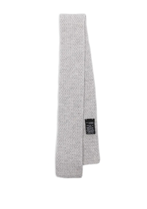 Eleventy knitted cashmere tie - Grey