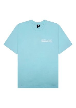 Sinclair logo-print T-shirt - Blue
