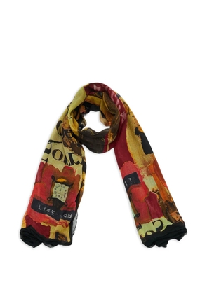 Moschino Pre-Owned printed scarf - Red
