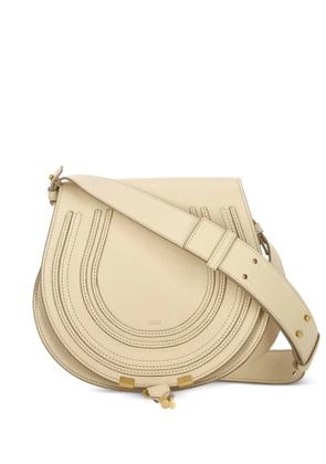 Chloé saddle stitching Marcie saddle bag - Neutrals
