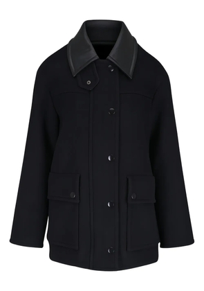 Akris Punto snap-fastening pocket coat - Black