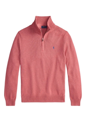 Polo Ralph Lauren zip long-sleeve sweater - Pink