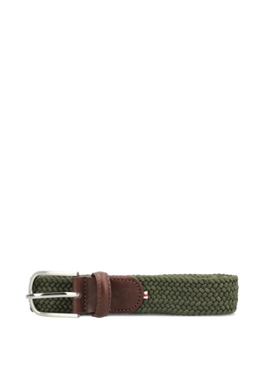LA BOUCLE firenze woven leather belt - Green