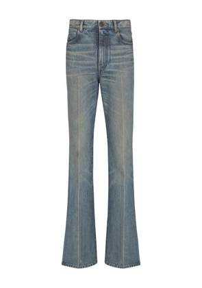 Balmain bootcut cotton jeans - Blue
