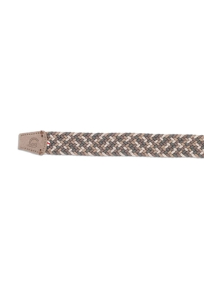LA BOUCLE braided belt - Brown