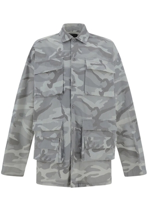Balenciaga cotton cargo shirt - Grey