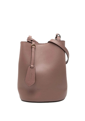 Burberry Pre-Owned 2000-2017 Leather Lorne bucket bag - Pink