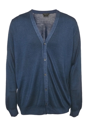 Prada Pre-Owned fine-knit cardigan - Blue