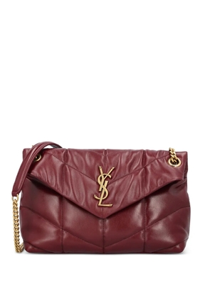 Saint Laurent small quilted puffer shoulder bag - Red
