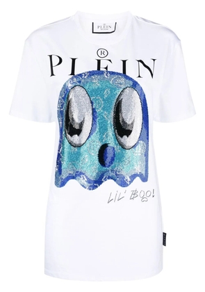Philipp Plein graphic-print cotton T-shirt - White