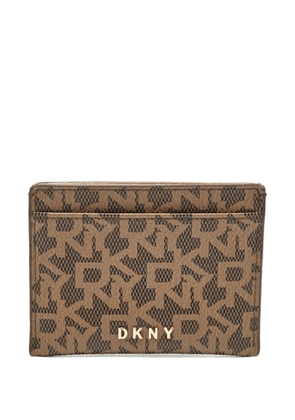 DKNY 2021 logo-print cardholder - Neutrals