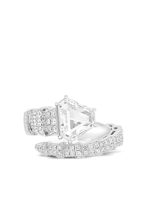 HYT Jewelry 18K white gold diamond ring - Silver