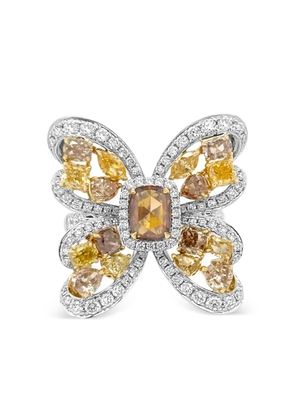 HYT Jewelry butterfly diamond ring - Silver