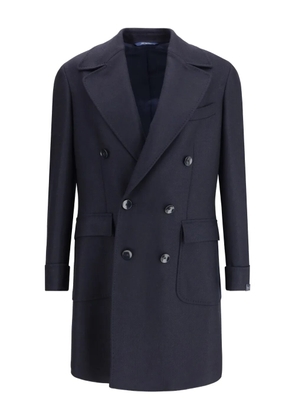 GI CAPRI buttoned double-breasted coat - Blue