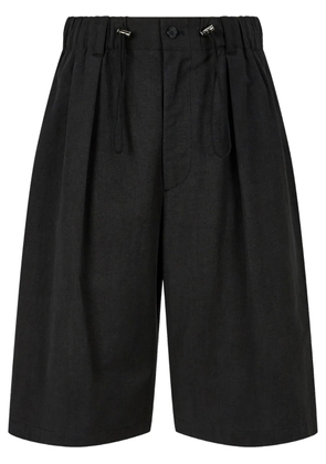 STUDIO TOMBOY pleated shorts - Black