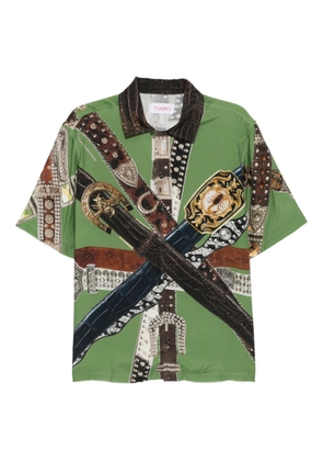 THAMES MMXX printed shirt - Green