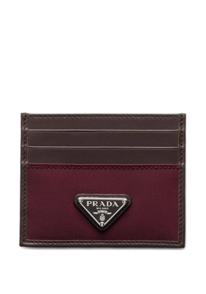 Prada Speedrock Re-Nylon card holder - Red