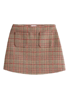 Tommy Hilfiger checked mini skirt - Pink