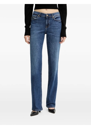 Versace Jeans Couture logo-patch belt-loop jeans - Blue