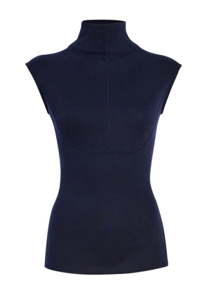 Proenza Schouler White Label Zane brushed rib top - Blue