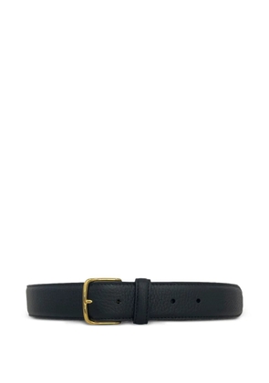 The Row textured buckle belt - Black