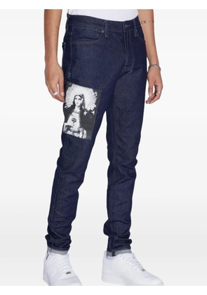 Ksubi Saint Jean patchwork straight-leg jeans - Blue