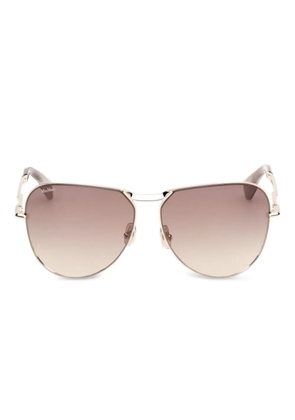 Max Mara Eyewear round-framed sunglasses - Gold