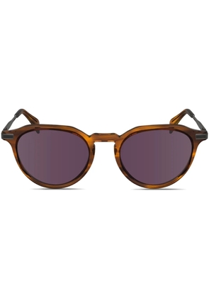 Paul Smith Keats round-frame sunglasses - Brown