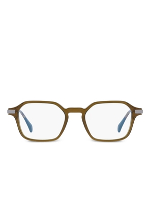 Paul Smith geometric-frame glasses - Brown