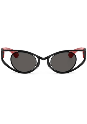 Alain Mikli cut-out sunglasses - Black