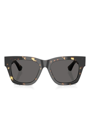 Burberry Eyewear tortoiseshell-pattern square-frame sunglasses - Yellow