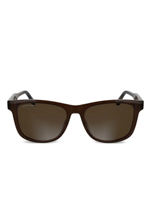 Lacoste square-frame sunglasses - Brown