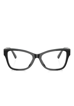 Tiffany & Co Eyewear metal-temple geometric cat-eye glasses - Black